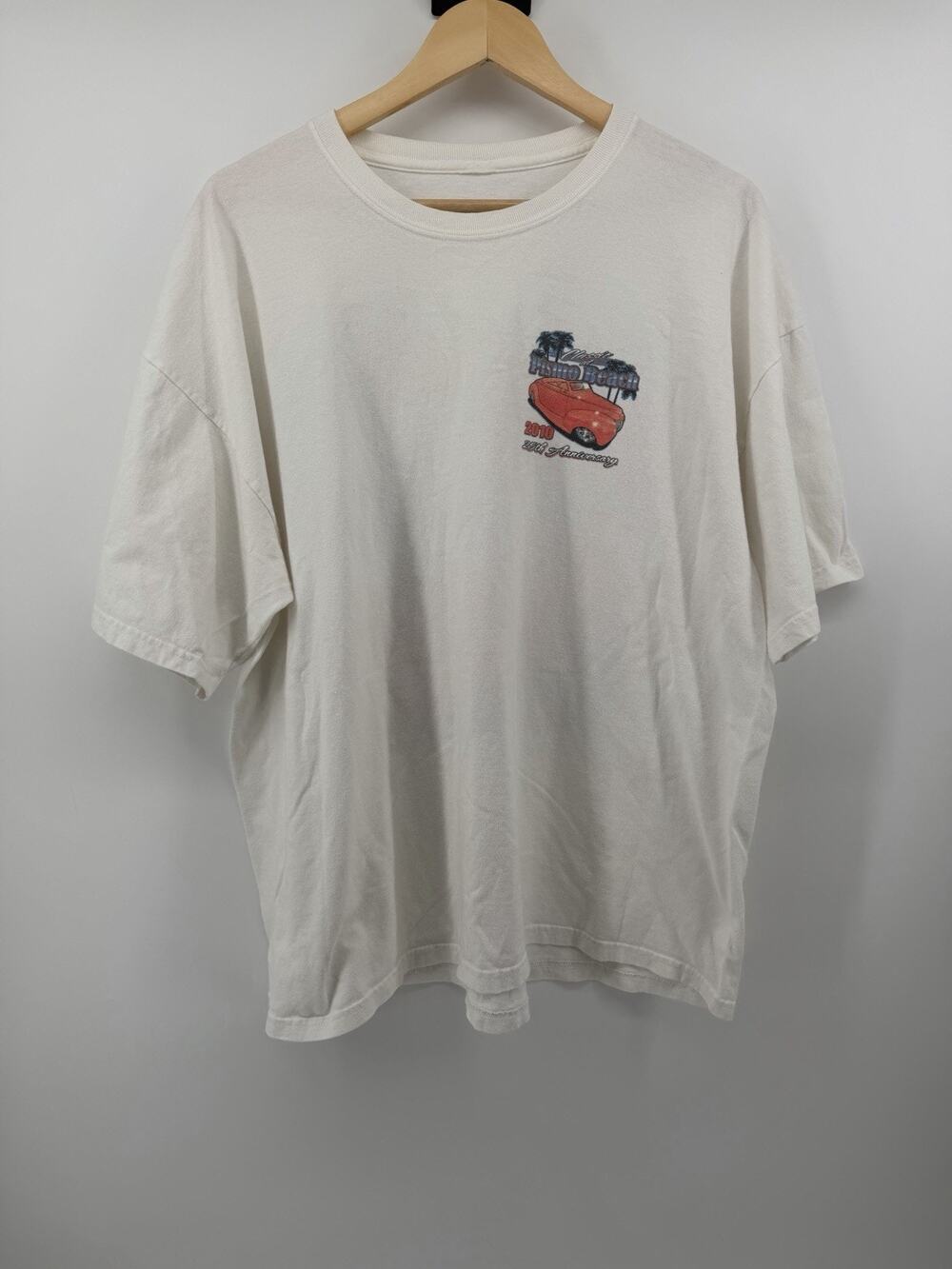 2010 Pismo Beach Classic Car Show 25th Anniversary Graphic T-Shirt XL USA